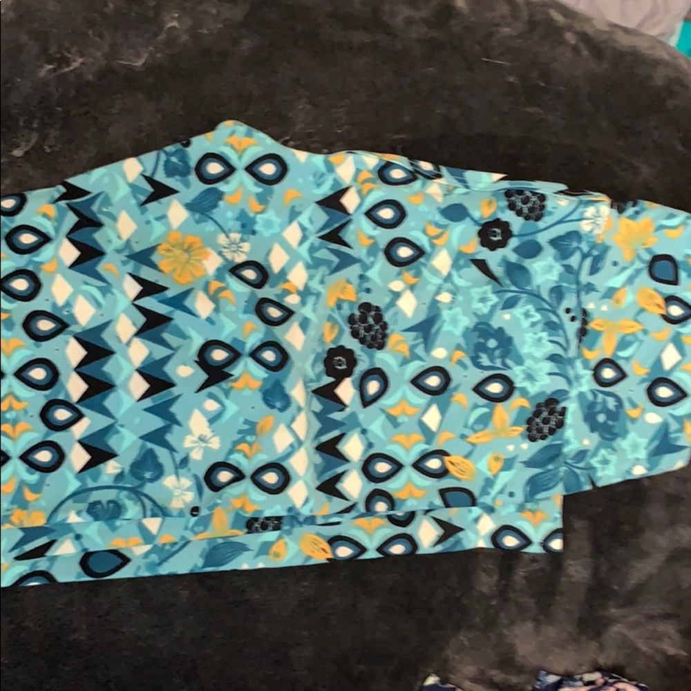 Lularoe os Leggings blue
